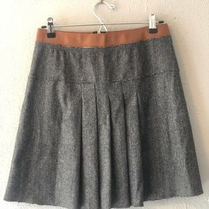 Dolce & Gabbana (D&G) tweedy, pleated mini skirt